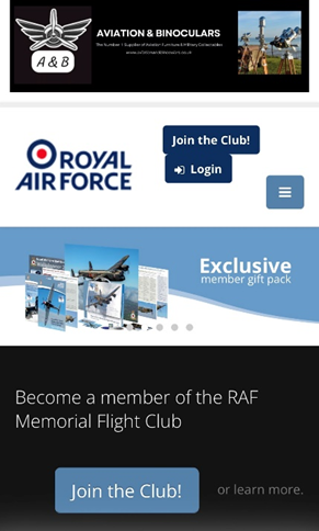RAF Memorial Flight Club - Aviation and Binoculars RAF Memorial Flight Club